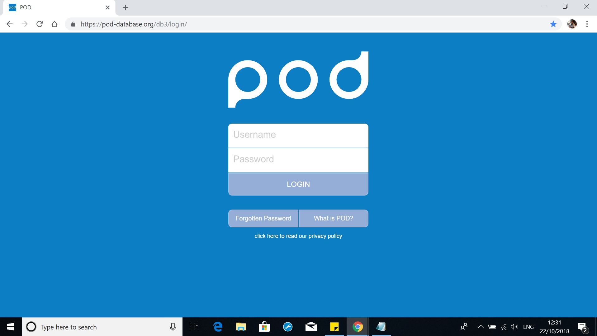 Accessing POD